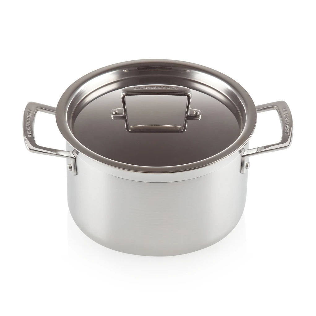 Le Creuset 3-lagiger Topf Mit Deckel 3 Le Creuset 3-lagiger Topf Mit Deckel