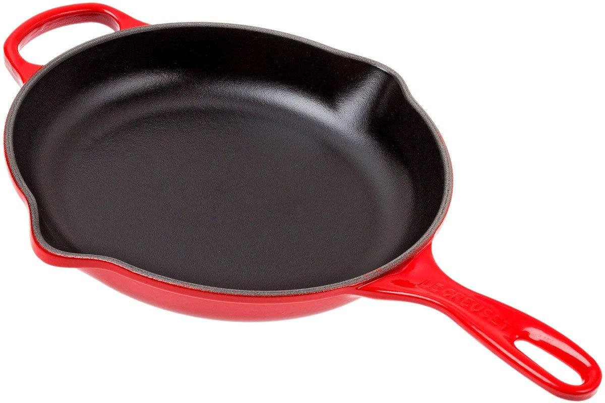 Le Creuset Brat-/Servierpfanne Aus Gusseisen 23 Cm Rond, Rot 3 Le Creuset Brat-/Servierpfanne Aus Gusseisen 23 Cm Rond, Rot