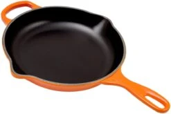 Le Creuset Gusseisen Stielkasserolle 23 Cm Rund, Orange-rot