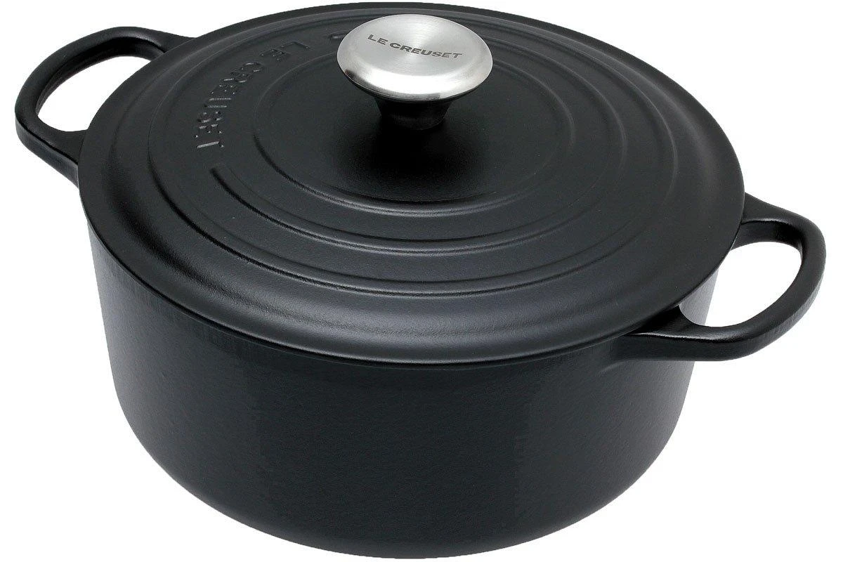 Le Creuset Bräter/Cocotte 24 Cm, 4,2 L Schwarz 3 Le Creuset Bräter/Cocotte 24 Cm, 4,2 L Schwarz
