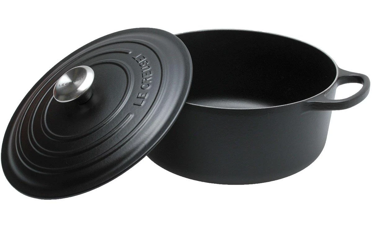 Le Creuset Bräter/Cocotte 26 Cm, 5,3 L Schwarz 4 Le Creuset Bräter/Cocotte 26 Cm, 5,3 L Schwarz – Bild 2