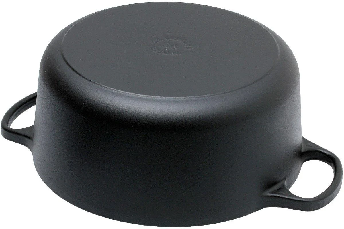 Le Creuset Bräter/Cocotte 26 Cm, 5,3 L Schwarz 5 Le Creuset Bräter/Cocotte 26 Cm, 5,3 L Schwarz – Bild 3