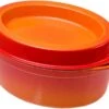 Le Creuset Doufeu Gusseisen Bratpfanne Oval, 32 Cm, 7,2L Orange-rot