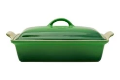 Le Creuset Auflaufform Rechteckig Mit Deckel, 33 Cm, Grün -Le Creuset Store LC61002404080005 04 lecreuset