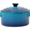 Le Creuset Les Céramiques Mini Cocotte/ Bräter 71901102200100 Azure, 10 Cm, 0,25 L -Le Creuset Store LC71901102200100 01 lecreuset