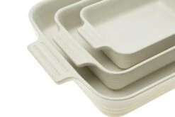 Le Creuset Auflaufform 79161007160080 3er Set, Rechteckig, Meringue (cremeweiß) -Le Creuset Store LC79161007160080 03 lecreuset