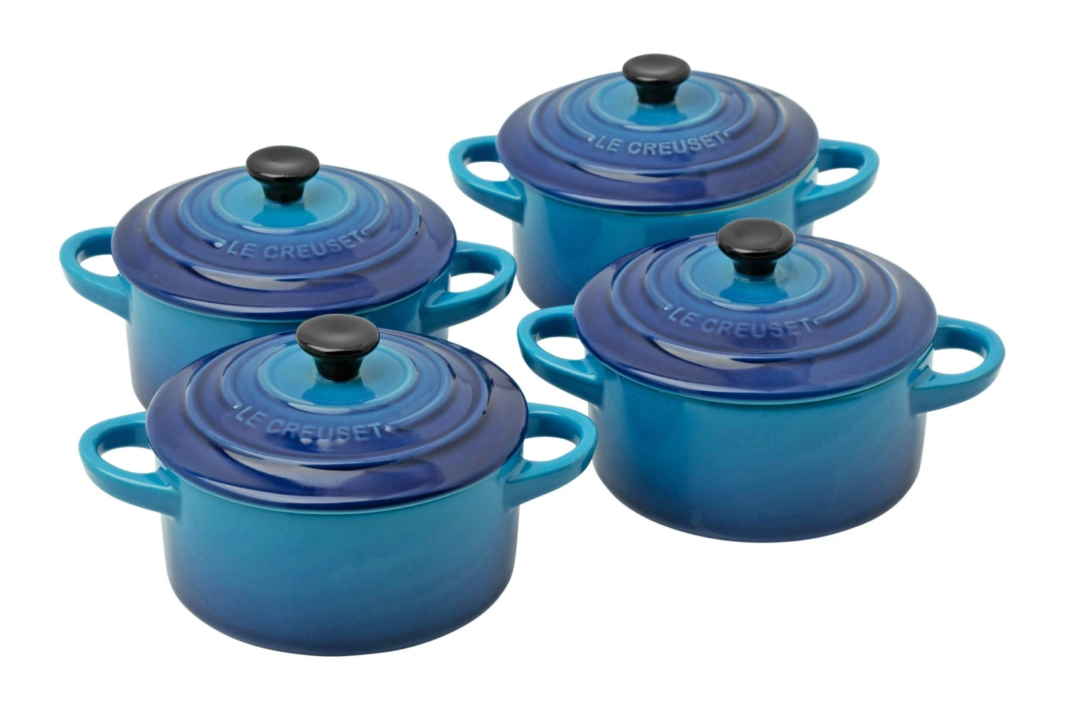 Le Creuset Les Céramiques 79212102200100 Mini Cocotteset/ Bräter, Azure 10 Cm 0,25L 3 Le Creuset Les Céramiques 79212102200100 Mini Cocotteset/ Bräter, Azure 10 Cm 0,25L