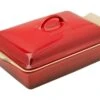 Le Creuset Auflaufform Rechteckig Mit Deckel, 33 Cm, Rot -Le Creuset Store LC91001533060000 01 lecreuset