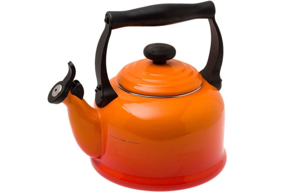 Le Creuset Tradition Wasserkessel 2,1 L, Orange 3 Le Creuset Tradition Wasserkessel 2,1 L, Orange